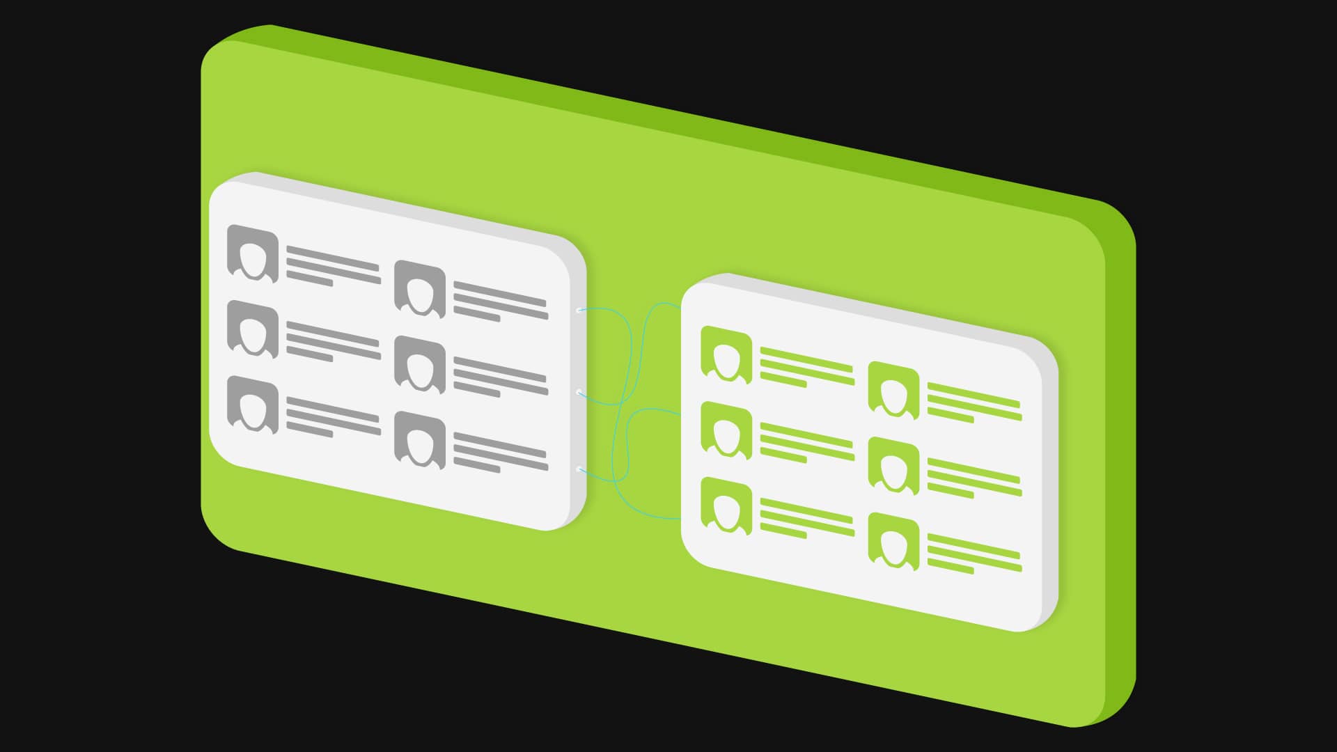 dashboard displaying active agents